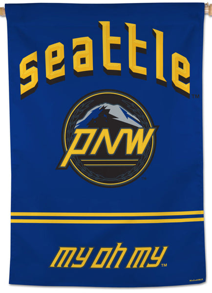 Seattle Mariners "PNW - My Oh My" MLB City Connect Edition 28x40 Wall Banner - Wincraft Inc.