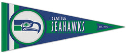 Seattle Seahawks Retro-1970s-Logo Premium NFL Felt Collector's Pennant - Wincraft