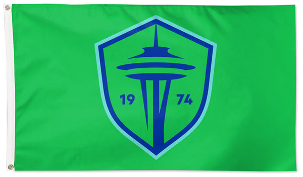 Seattle Sounders Official MLS Soccer DELUXE 3' x 5' Flag - Wincraft 2024