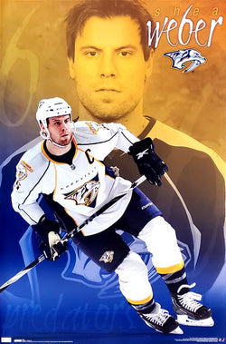 Shea Weber "Superstar" Nashville Predators NHL Hockey Action Poster - Costacos 2010