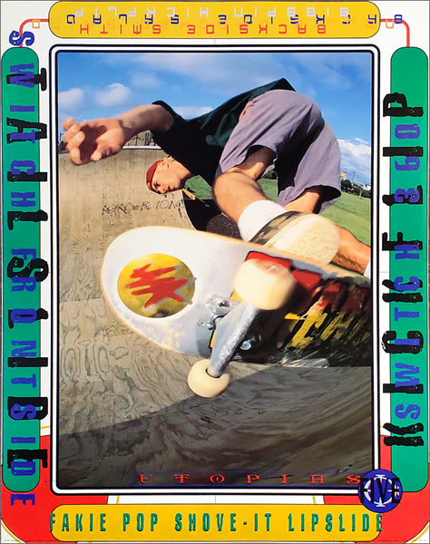 Skateboarding "Attitude" Inspirational Motivational Action Poster - Front Line