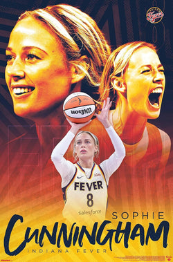 Sophie Cunningham "Superstar" Indiana Fever WNBA Women's Basketball Poster - Costacos 2026