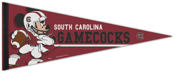 South Carolina Gamecocks Football "Mickey QB Gunslinger" Official NCAA/Disney Premium Felt Pennant - Wincraft Inc.