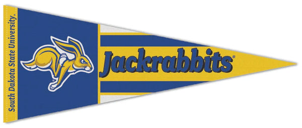 South Dakota State Jackrabbits Charging-Rabbit Logo Official NCAA Premium Felt Pennant - Wincraft Inc.