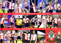 Southampton FC Saints 2000 EPL Football Team 21-Player-Action Poster - UK Posters