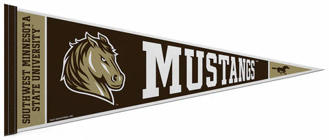Southwest Minnesota State University MUSTANGS Official NCAA Team Felt Pennant - Rico Inc.
