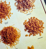 Italian Pasta (31 Varieties) "Spaghetti and Co." Cooking Kitchen Wall Chart Poster - Eurographics