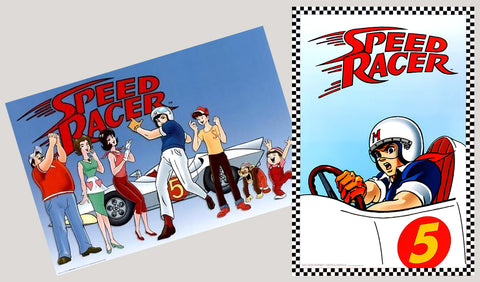 Speed Racer (1967-68 Anime Television Series) 2-Poster Commemorative Combo - Import Images 2003