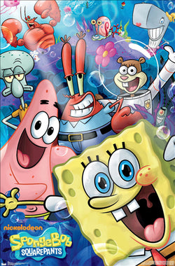 SpongeBob SquarePants Core Cast of Characters Poster - Trends International