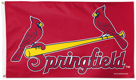 Springfield Cardinals Official Minor League Baseball Deluxe-Edition 3'x5' Flag - Wincraft