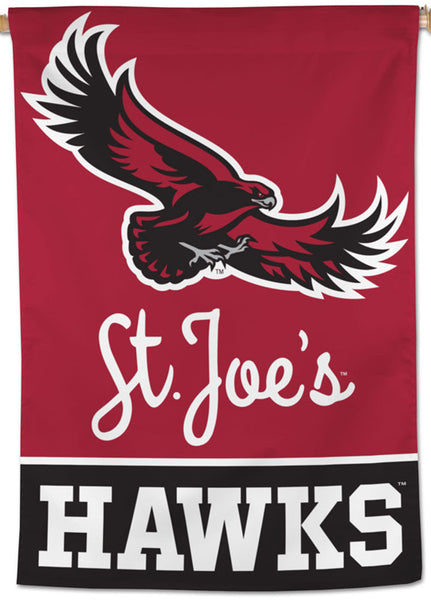 Saint Joseph's University HAWKS Official NCAA Team Logo NCAA Premium 28x40 Wall Banner - Wincraft Inc.