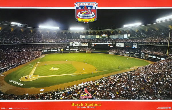 St. Louis Cardinals Busch Stadium Final Season Poster (2005) - Costacos Sports