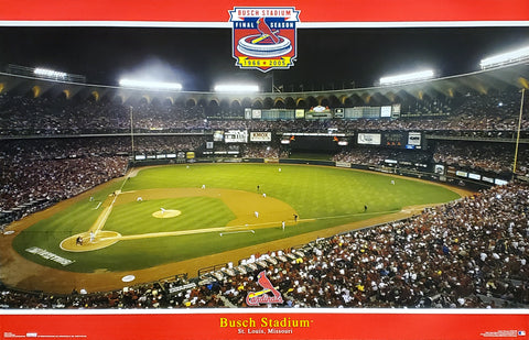 St. Louis Cardinals Busch Stadium Final Season Poster (2005) - Costacos Sports