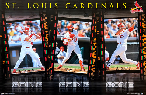 St. Louis Cardinals "Going Going Gone" Poster (McGwire, Tatis, Edmonds) - Costacos 2000