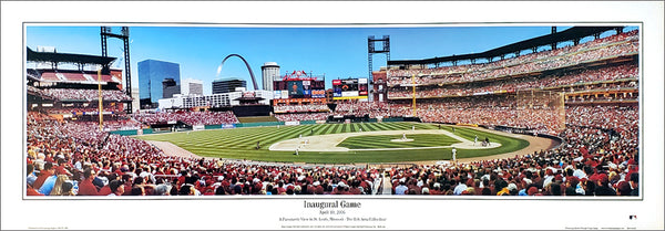 St. Louis Cardinals New Busch Stadium Inaugural Game Panoramic Poster Print - Everlasting Images 2006