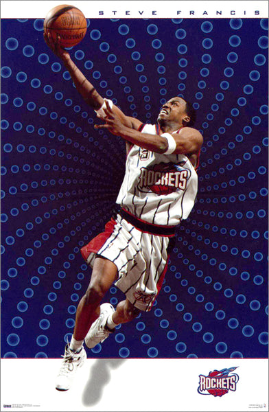 Steve Francis "The Zone" Houston Rockets NBA Basketball Action Poster - Costacos Sports 2000
