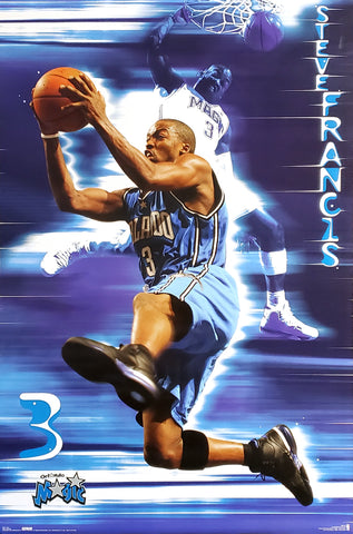 Steve Francis "Supercharged" Orlando Magic NBA Action Poster - Costacos 2005