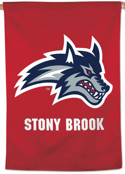 Stony Brook Seawolves Official NCAA Team Logo NCAA 28x40 Wall Banner - Wincraft Inc.