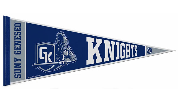 SUNY Geneseo Knights Official NCAA Team Felt Pennant - Rico Inc.
