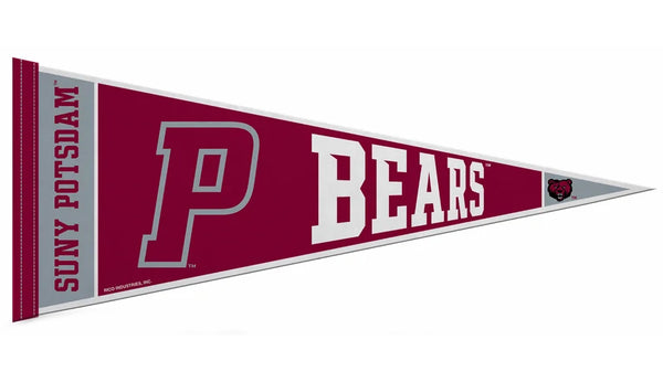 SUNY Potsdam Bears Official NCAA Team Felt Pennant - Rico Inc.