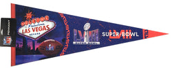 Super Bowl LVIII (Las Vegas 2024) Official Premium Felt Commemorative Pennant - RICO Inc.