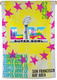 Super Bowl LX (San Francisco Bay Area 2026) Official NFL Championship Event 28x40 BANNER Flag - Wincraft