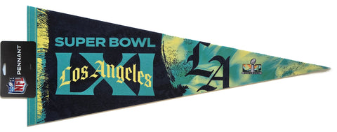 Super Bowl LXI (Los Angeles 2027) Official Premium Felt Event PENNANT - RICO Inc.