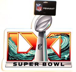 Super Bowl LXI (Los Angeles 2027) Official NFL Championship Game Logo 15x18 Felt Wall Pennant - RICO Inc.