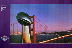 Super Bowl XIX (Stanford 1/20/1985) Vintage Original Official Event Poster  - NFL Properties