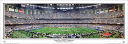 Super Bowl XXXVI (2002) Patriots vs. Rams Panoramic Poster Print - Everlasting Images