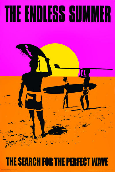 The Endless Summer Classic Surfing Movie (1966) "Search For Perfect Wave" Poster - Import Images