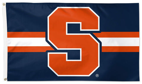 Syracuse University Orange Official NCAA Team Logo Deluxe-Edition 3'x5' Flag - Wincraft Inc.