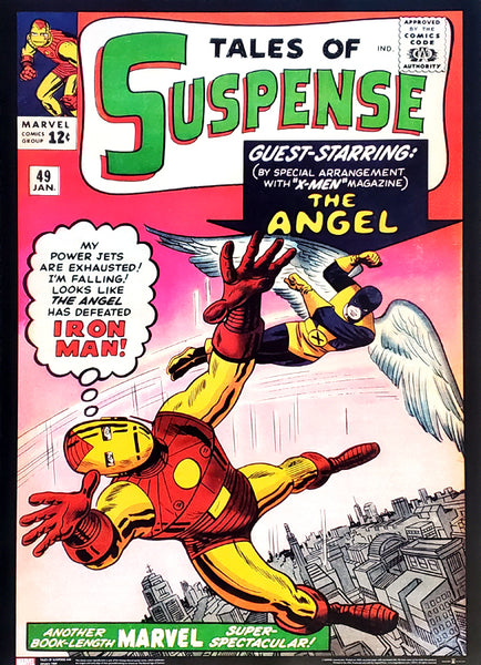 Tales of Suspense #49 (Iron Man vs. The Angel) Marvel Comics Official Cover 20x28 Poster Reproduction