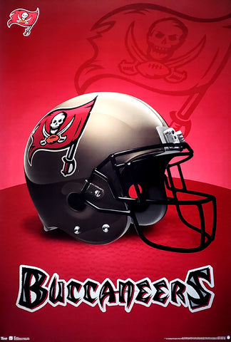 Tampa Bay Buccaneers Official NFL Team Helmet Logo Poster - Costacos Sports