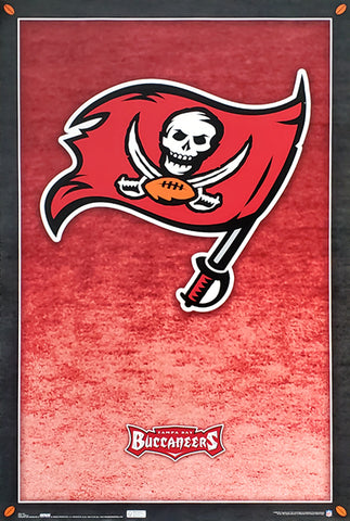 Tampa Bay Bucs Official NFL Football Team Logo Poster - Costacos Sports Inc.