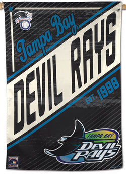 Tampa Bay Devil Rays "Since 1998" Cooperstown Collection Premium 28x40 Wall Banner - Wincraft Inc