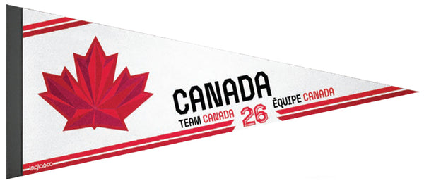 Team Canada Olympic Hockey 2026 Official Premium Felt Pennant - InGlasCo Canada