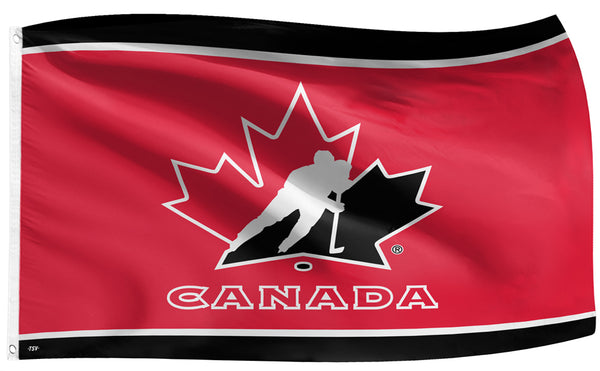 Team Canada Hockey Official 3'x5' FLAG - The Sports Vault (Canada)