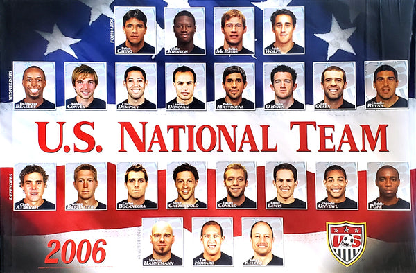 Team USA Soccer U.S. Men's National Team 2006 Poster - Sports Endeavors