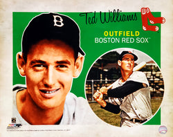 Ted Williams "Retro SuperCard" Boston Red Sox Premium Poster Print - Photofile 16x20