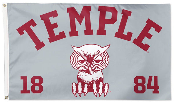 Temple Owls Retro-1960s-Style Official NCAA 3'x5' Flag - Wincraft