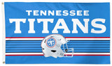 Tennessee Titans Helmet-Style Official NFL Football 3'x5' Deluxe-Edition Flag - Wincraft 2026