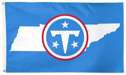 Tennessee Titans State-Style Official NFL Football 3'x5' Deluxe-Edition Flag - Wincraft 2026