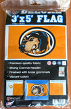 Tennessee Volunteers Smokey-Logo NCAA Deluxe-Edition Team 3'x5' Flag - Wincraft Inc.
