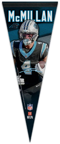 Tetairoa McMillan "Signature Series" Carolina Panthers Premium Felt Collector's Pennant - Wincraft