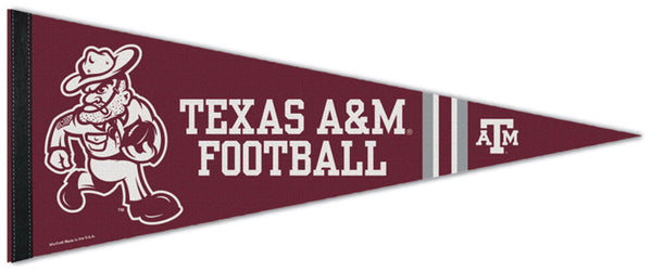 Texas A&M Aggies Football "Ol' Sarge" Retro-Style Premium Felt Collector's Pennant - Wincraft Inc.