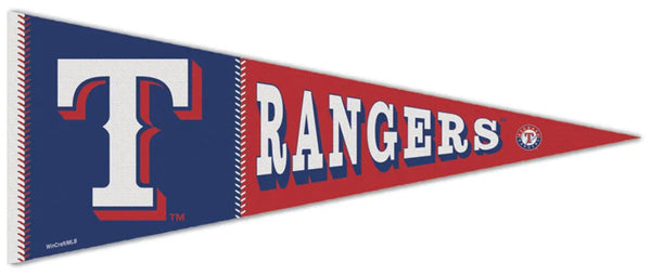 Texas Rangers Retro-Style Official MLB Baseball Premium Felt Collector's Pennant - Wincraft