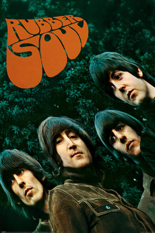The Beatles Rubber Soul (1965) Classic Music Album Cover Poster Reproduction - Pyramid International