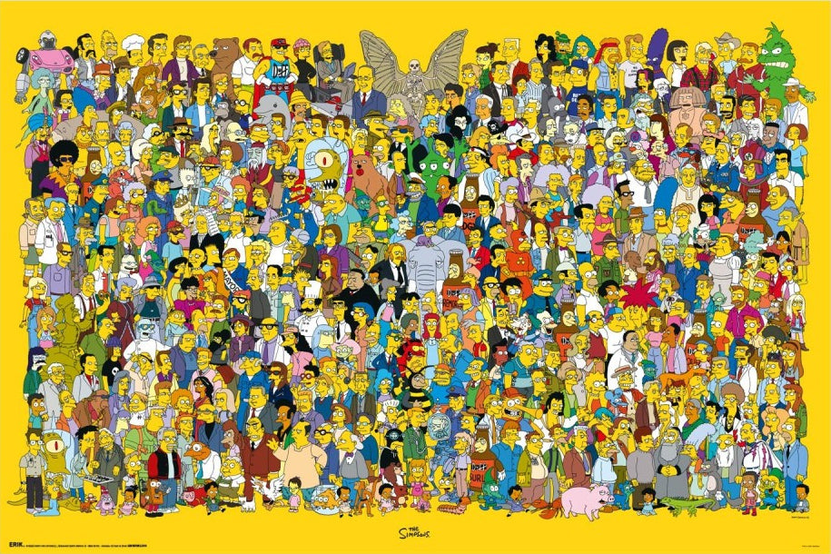 THE SIMPSONS UNIVERSE (400 Characters) Official TV Animated Series 24x ...