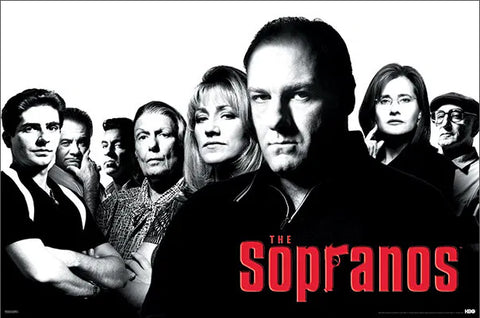 The Sopranos Core Characters 24x36 Wall Poster - Pyramid America
